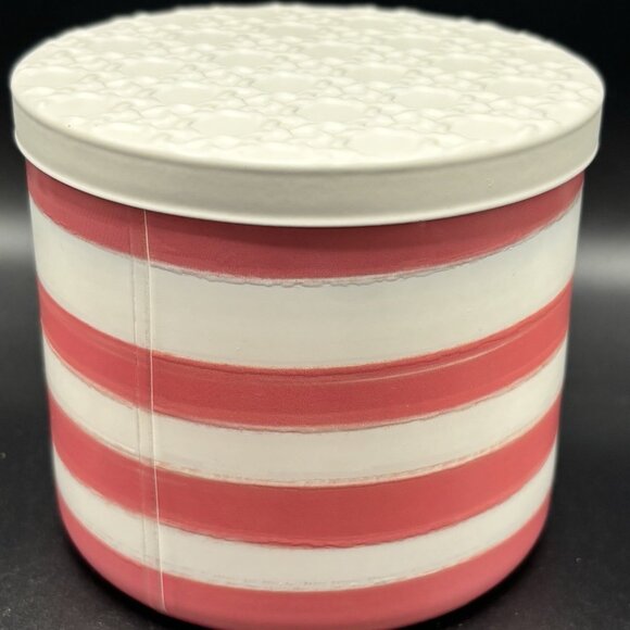 Bath & Body Works Summer Rose Bud 3 Wick Candle 14.5 Oz Jar Pink Bergamot Stems - Picture 5 of 14